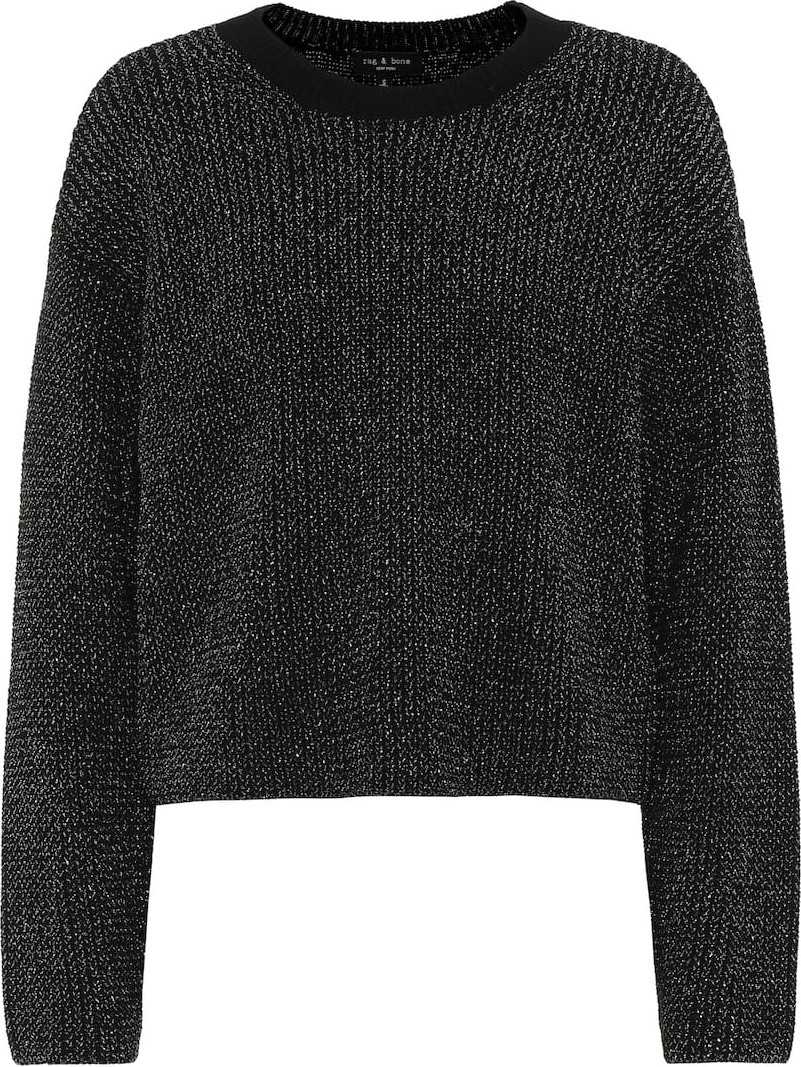 Rag & Bone Jubilee metallic sweater