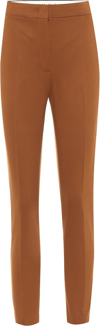 Max Mara Pegno stretch-jersey slim pants