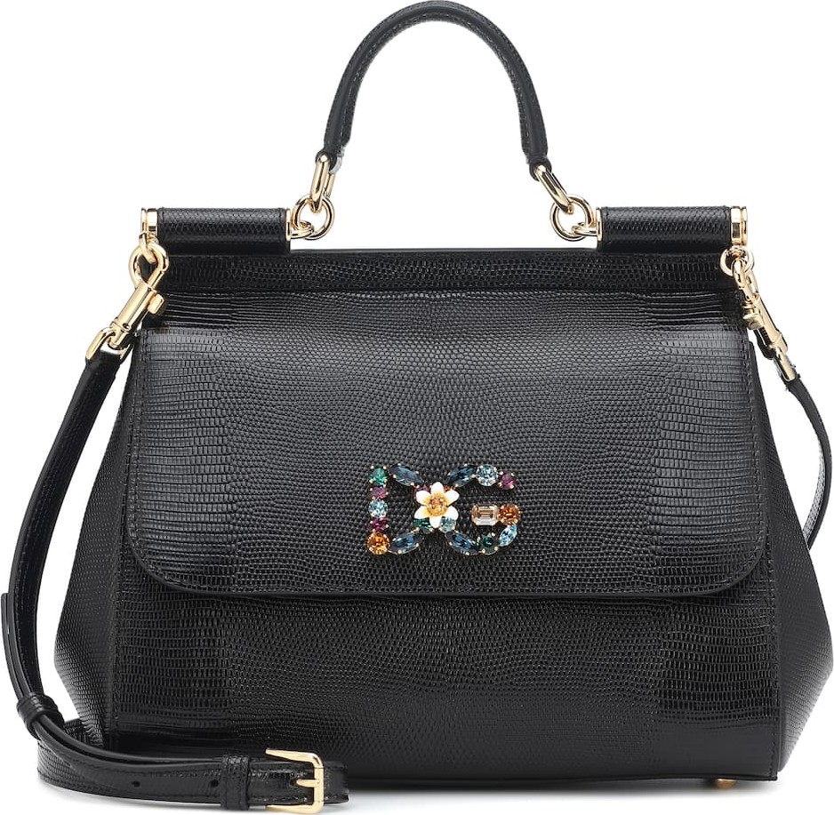 Dolce & Gabbana Sicily Medium leather shoulder bag