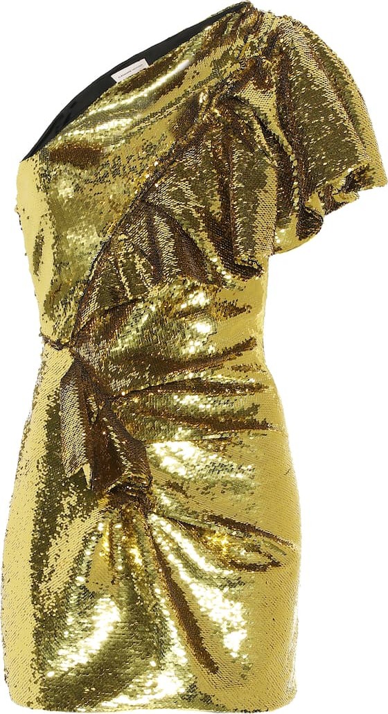 Alexandre Vauthier One-shoulder sequined minidress