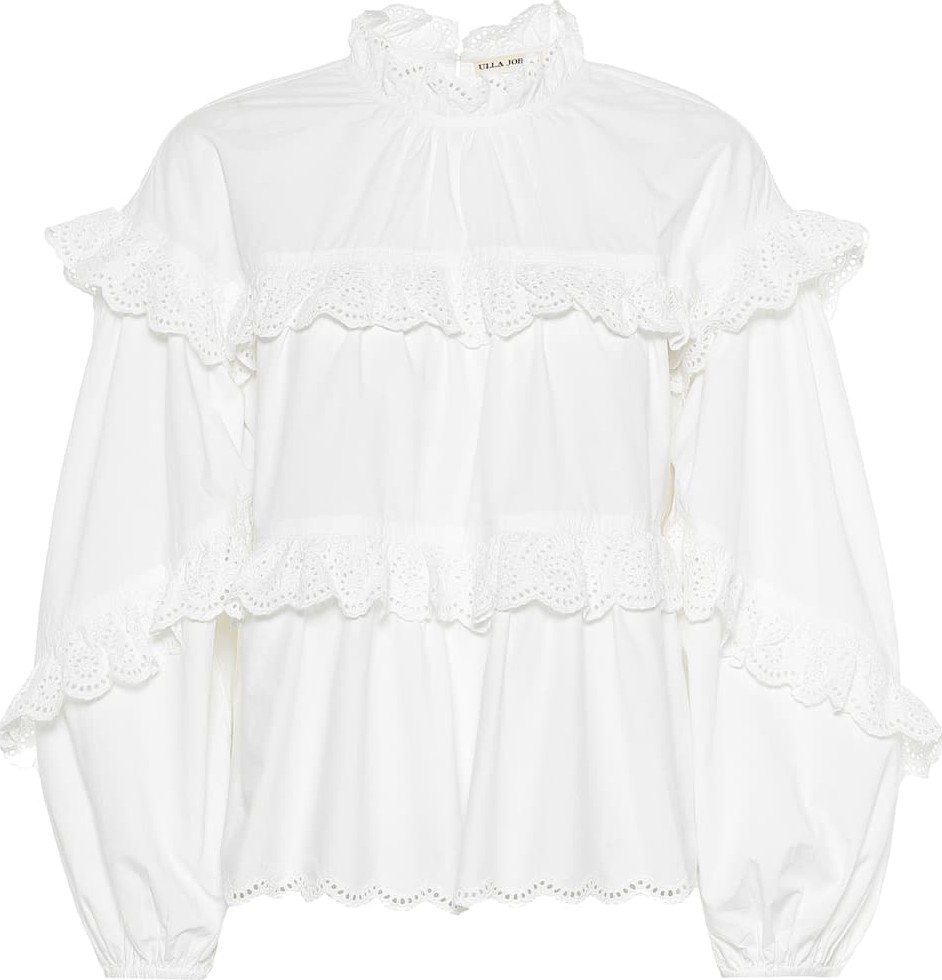 Ulla Johnson Isa ruffled cotton blouse