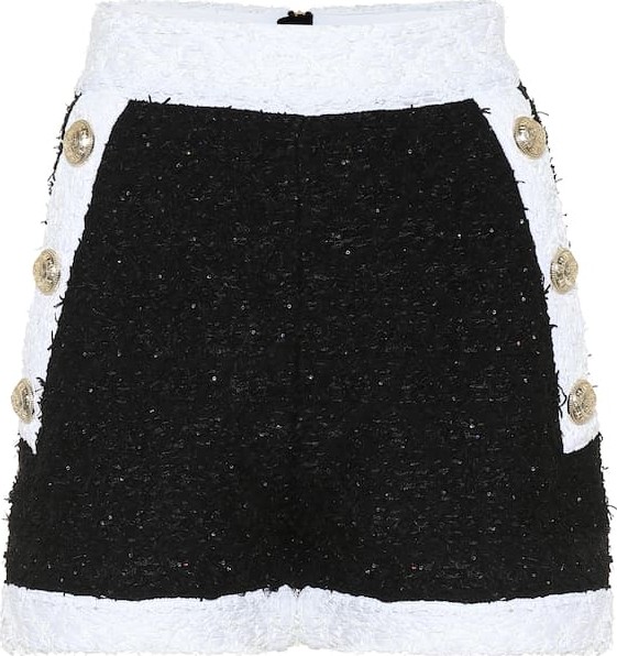 Balmain Bouclé shorts