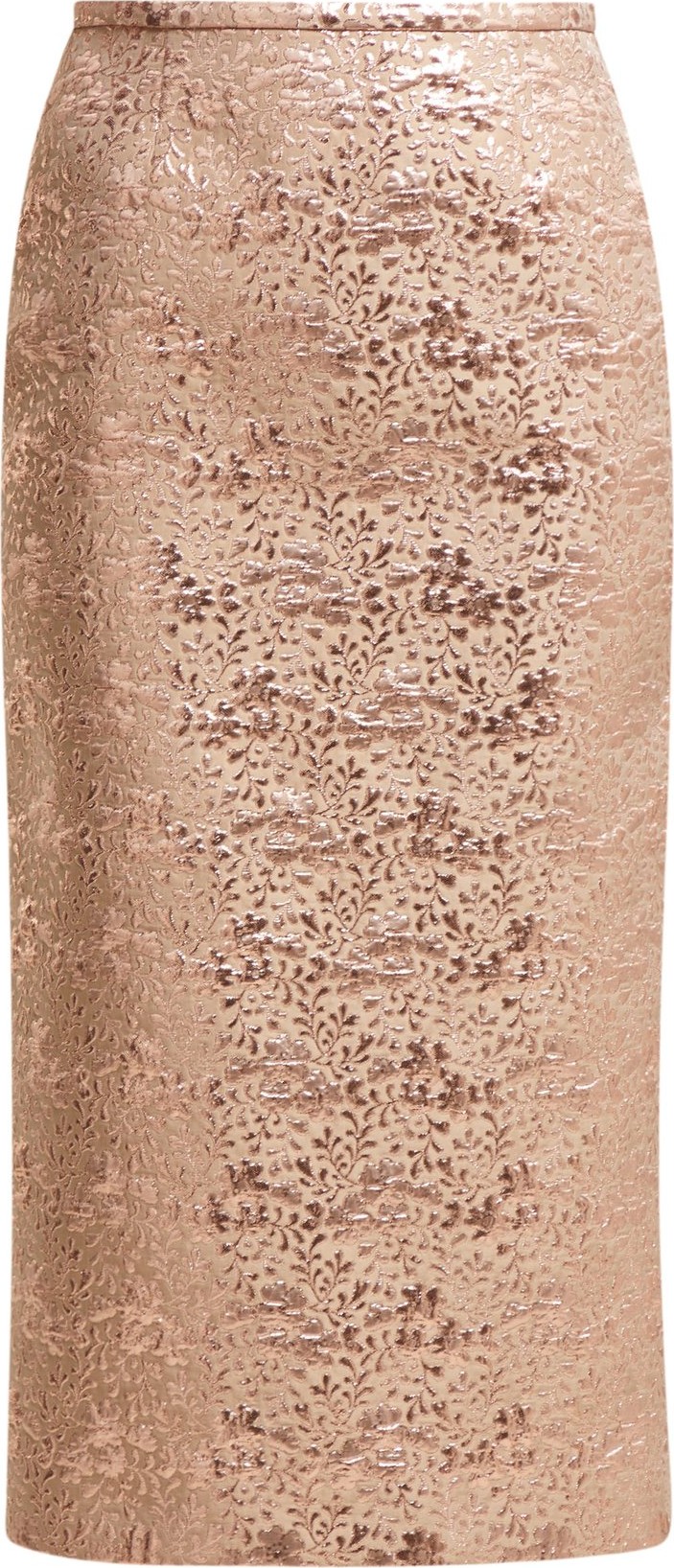 ROCHAS Floral brocade pencil skirt