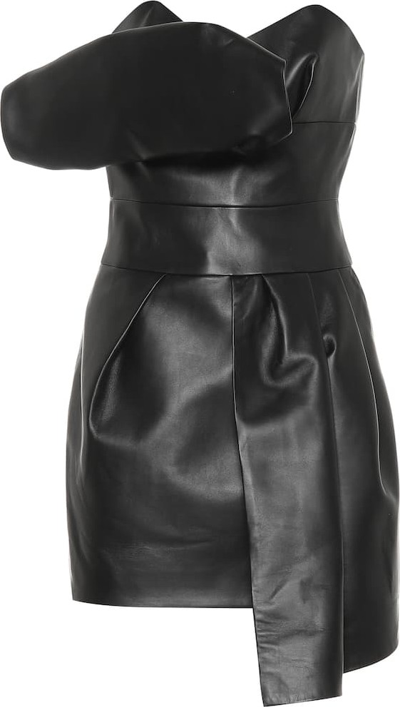 Alexandre Vauthier Leather minidress