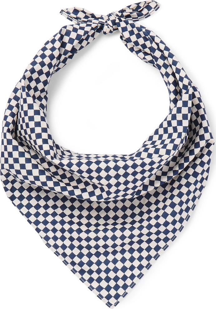 Blue Blue Japan Checked Cotton Bandana
