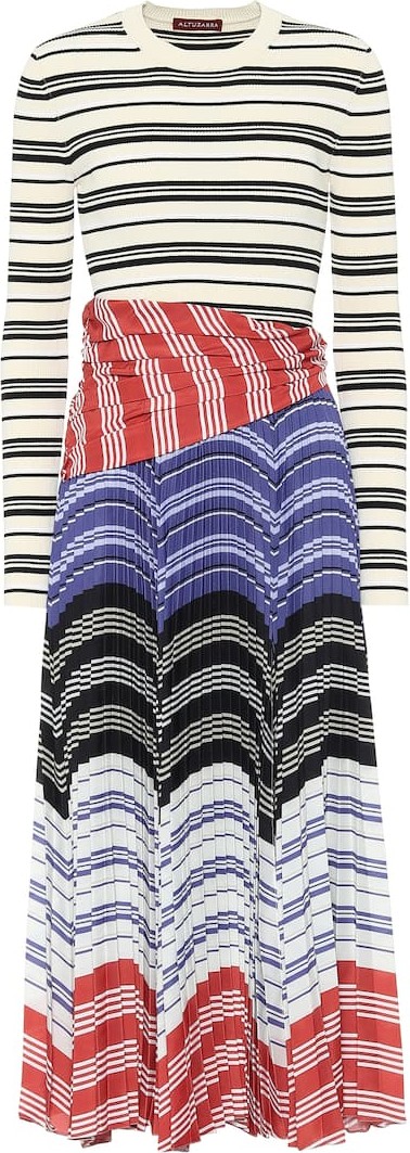 Altuzarra Woodbine striped midi dress