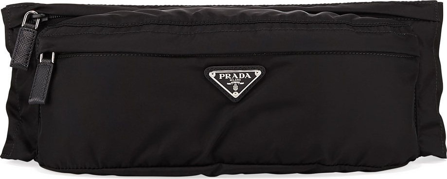 Prada Men's Tessuto Montagno Belt Bag