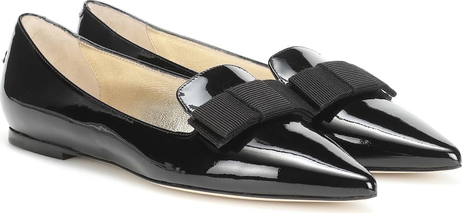Jimmy Choo Gala patent leather ballet flats