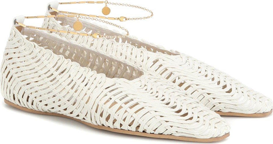 Stella McCartney Woven ballet flats