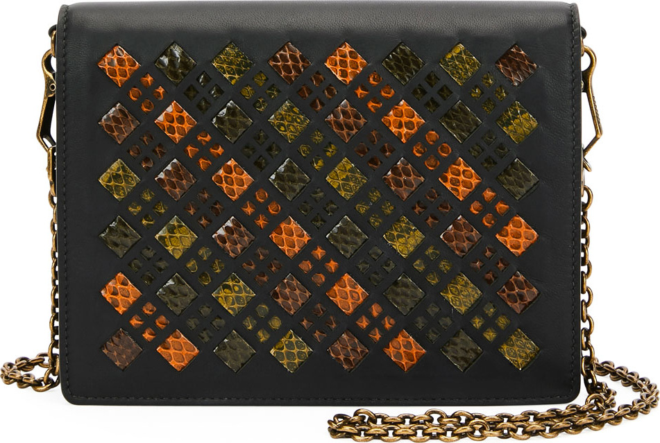 Bottega Veneta Intrecciato Stained Glass Montebello Crossbody Bag