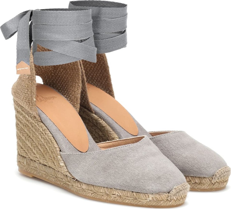 Castaner Carina canvas wedge espadrilles
