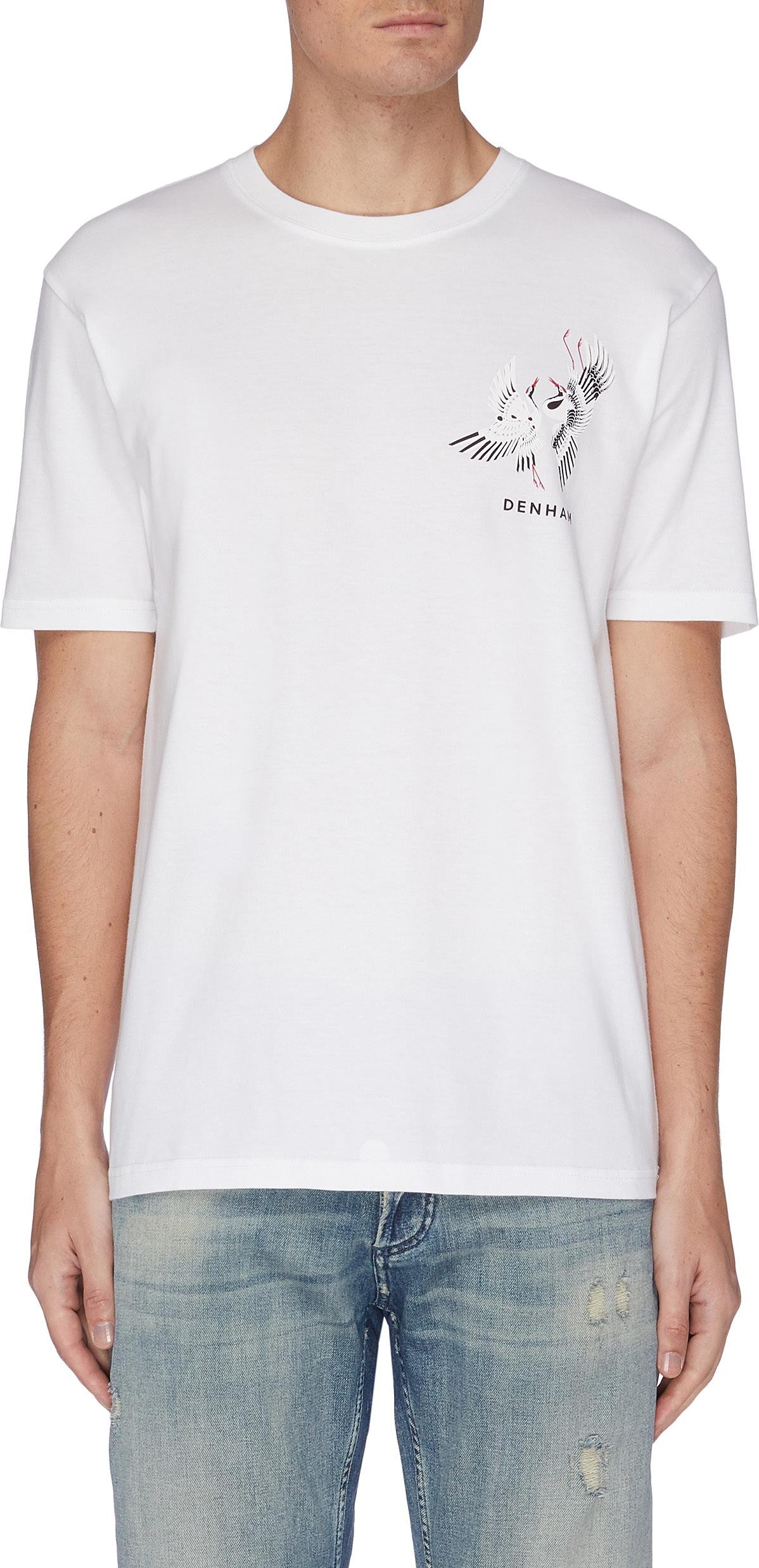 Denham 'Crane' graphic print T-shirt