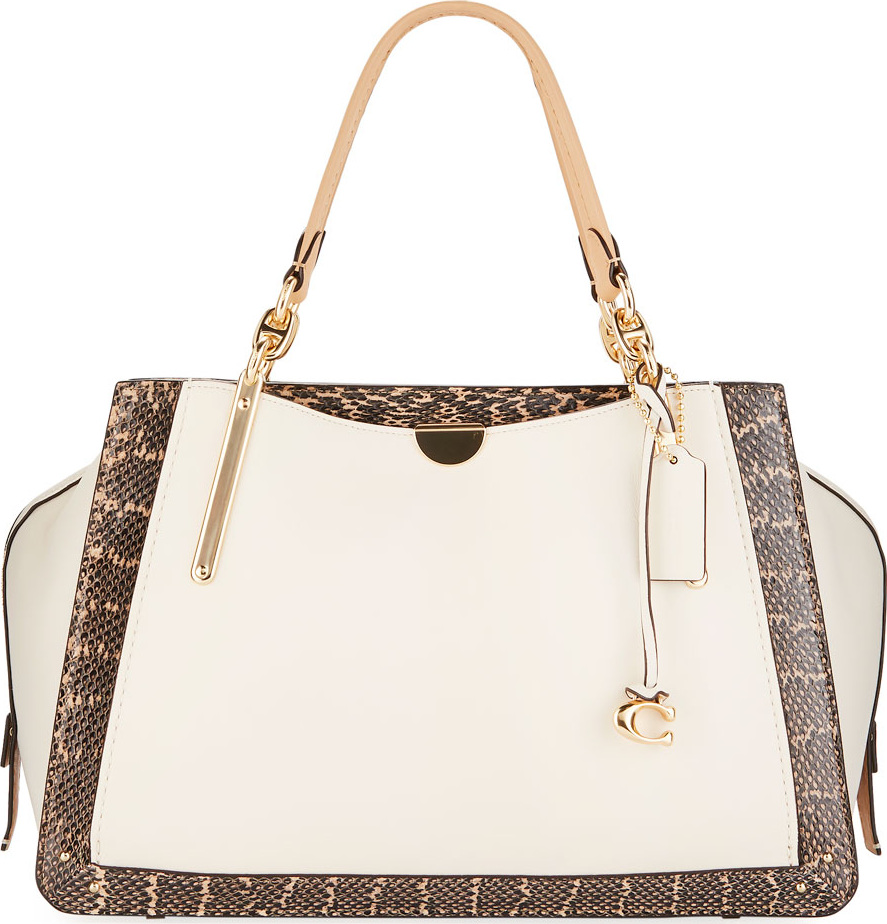COACH Dreamer 36 Exotic Colorblock Satchel Bag