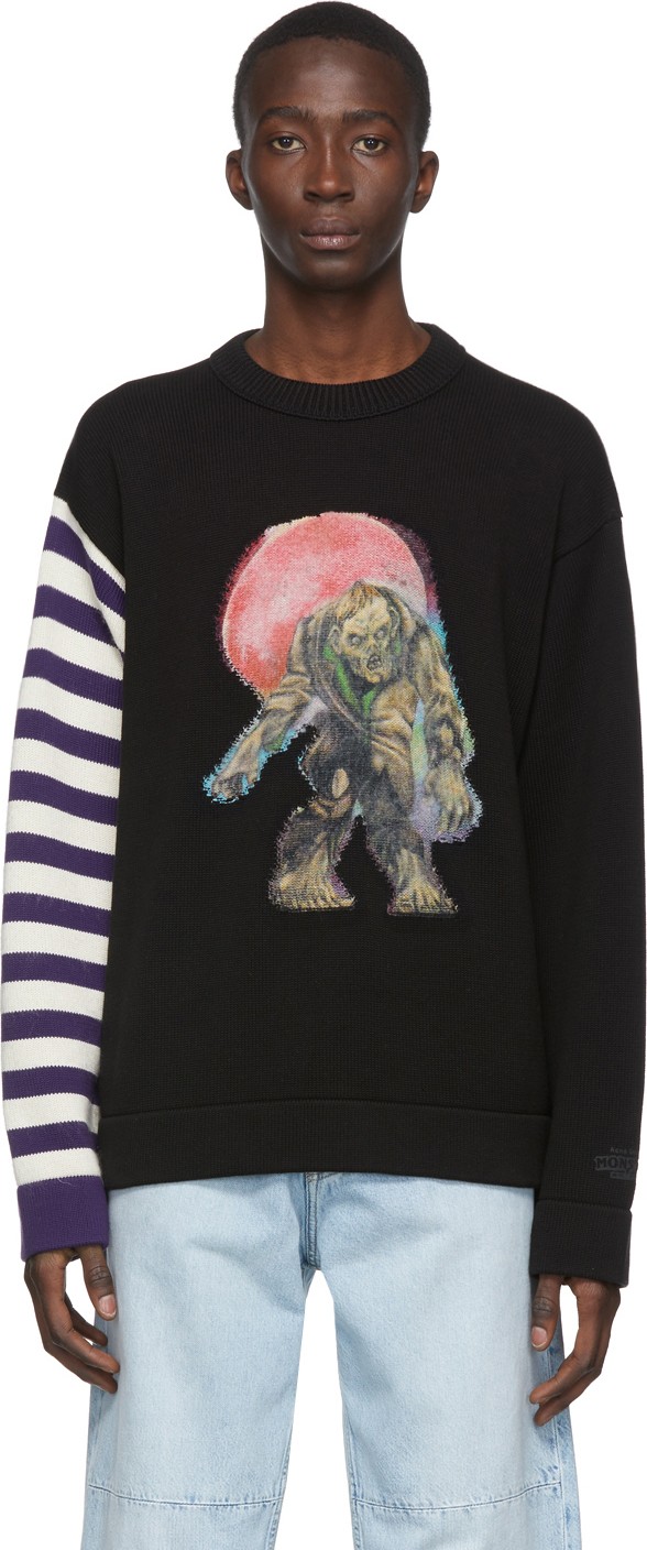 Acne Studios Black Monster in My Pocket Edition Zombie Sweater