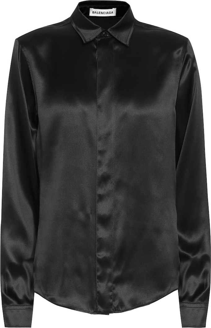 Balenciaga Silk-satin blouse