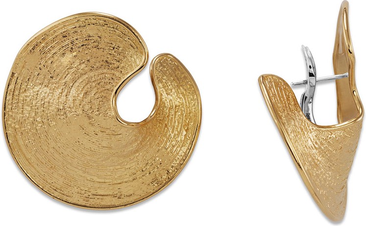 Staurino 18k Treasure Island Brushed Cuff Earrings