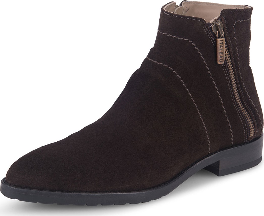 Italeau Marcella Waterproof Suede Booties