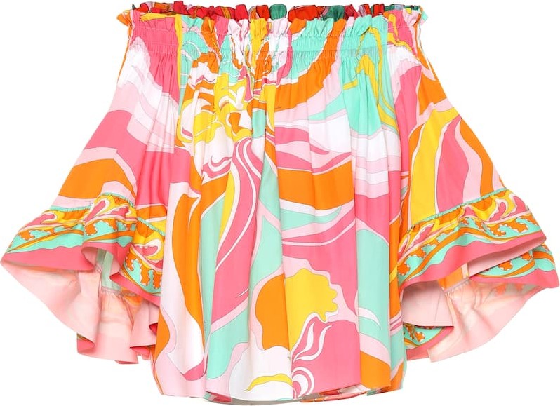 Emilio Pucci Printed cotton top