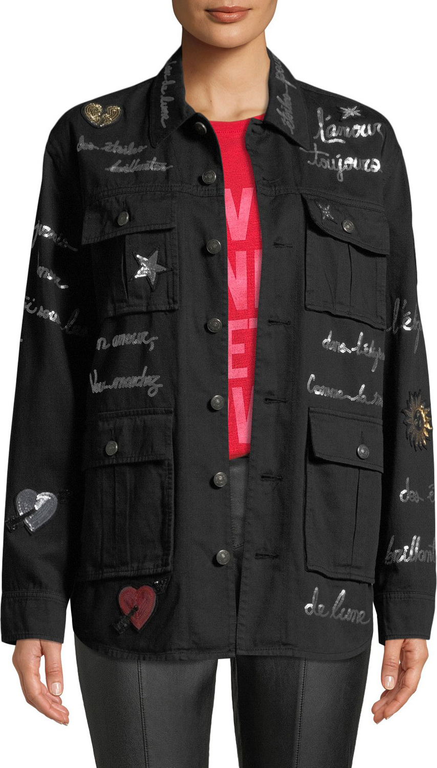 Cinq A Sept Love Letter Canyon Sequin Jacket