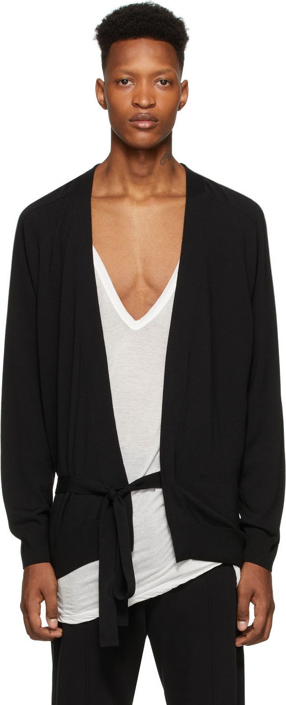 Haider Ackermann Black Aspirant Cardigan