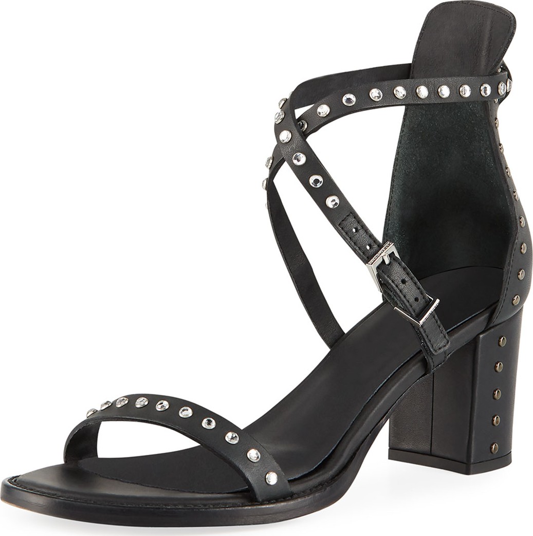 Zadig & Voltaire May Studded Leather Sandals