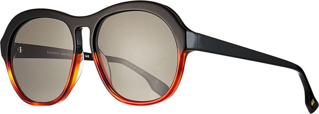 Le Specs Burnout Two-Tone Aviator Sunglasses
