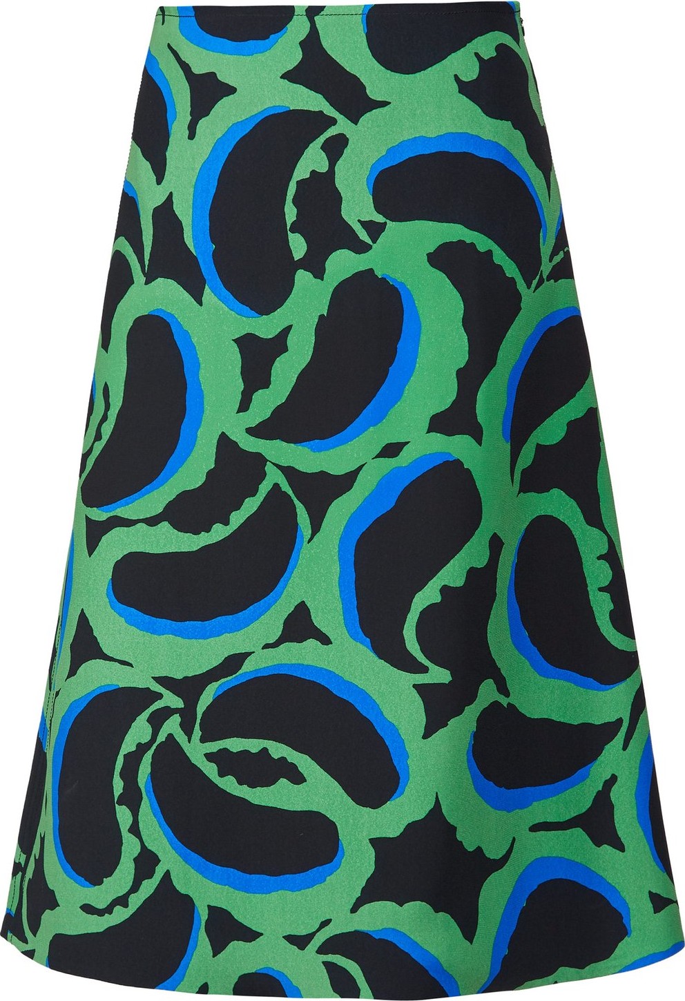 Marni Paisley-print crepe dress