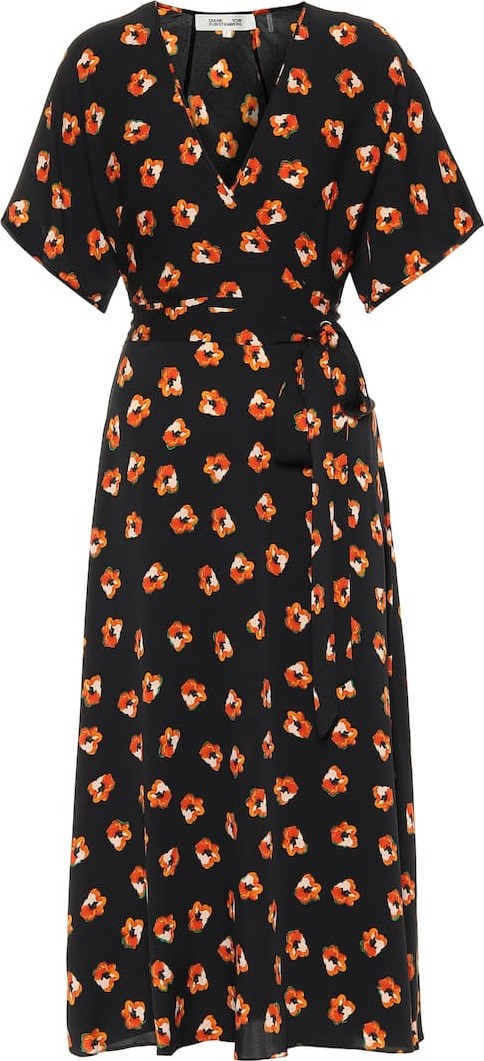DIANE von FURSTENBERG Kelsey floral georgette dress
