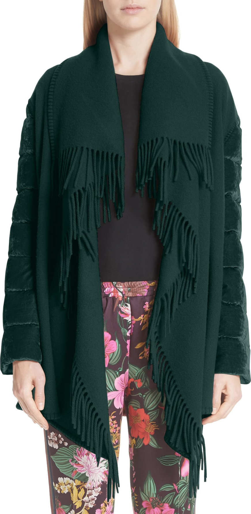 Moncler Mantella Quilted Sleeve Jacket