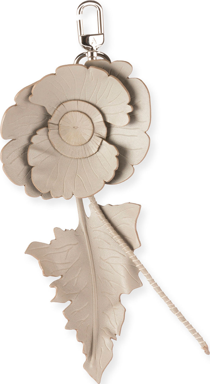 Altuzarra Leather Cutwork Flower Charm