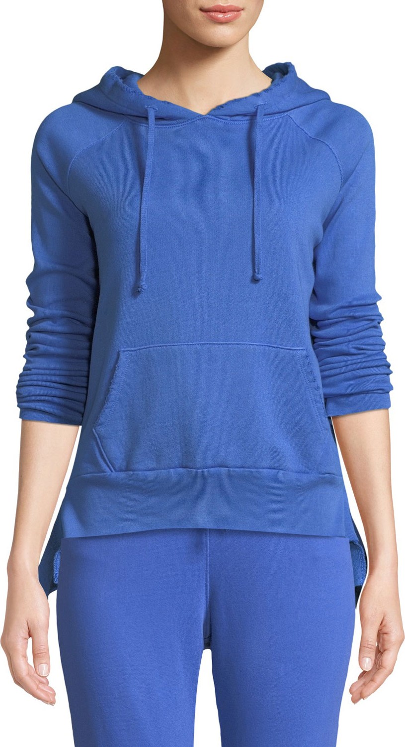 FOREO Hooded Cotton Fleece Pullover Sweater