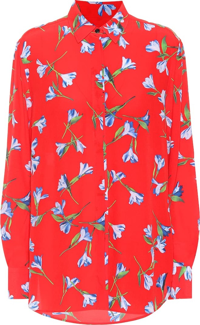Rag & Bone Anderson floral crêpe shirt