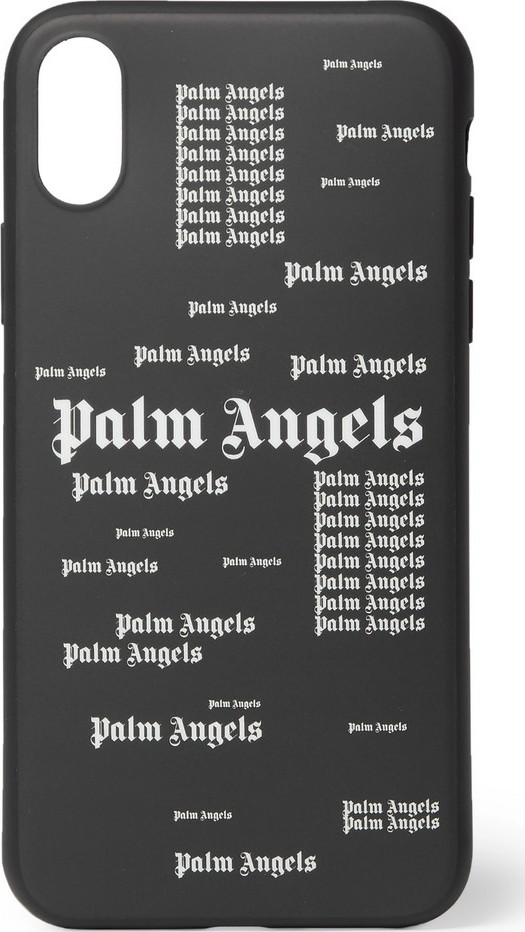 Palm Angels Logo-Print iPhone X Case