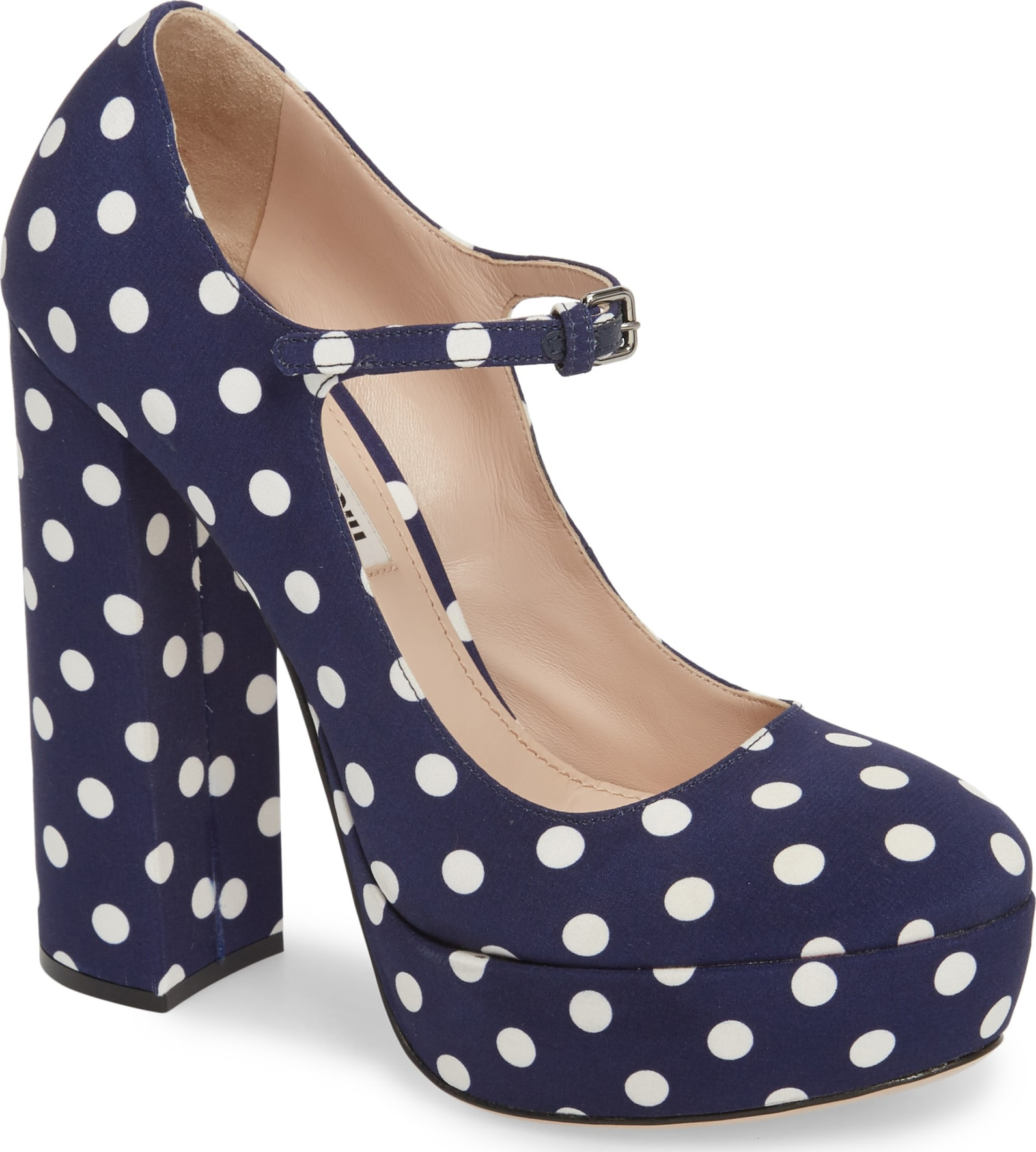 Miu Miu Platform Mary Jane Pump