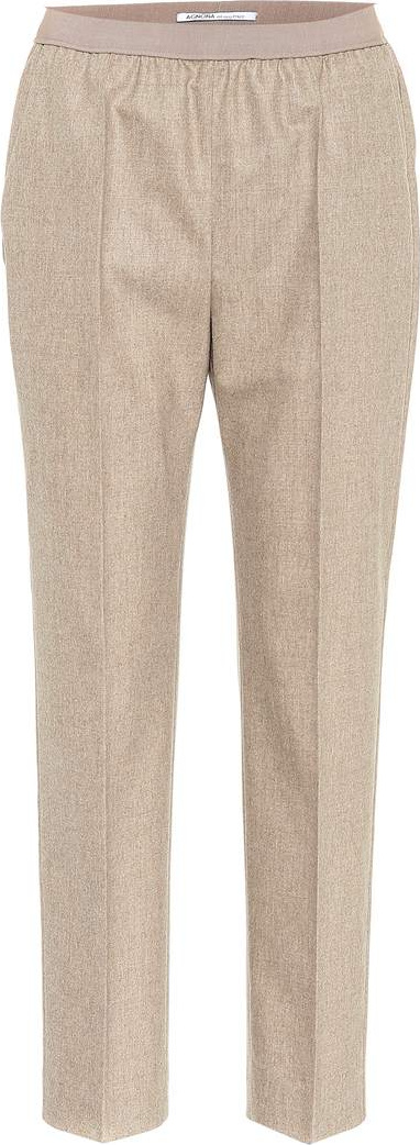Agnona Stretch wool and cashmere pants
