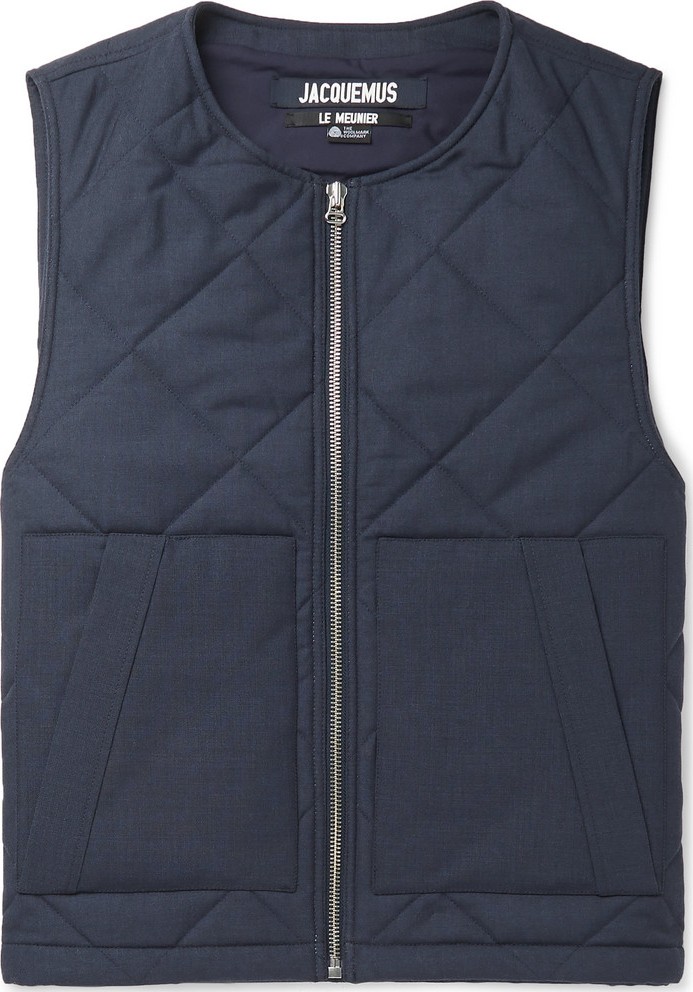 Jacquemus Romarin Quilted Padded Wool Gilet