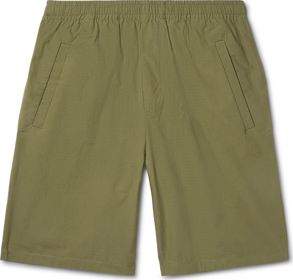 Acne Studios Romeo Cotton-Ripstop Shorts