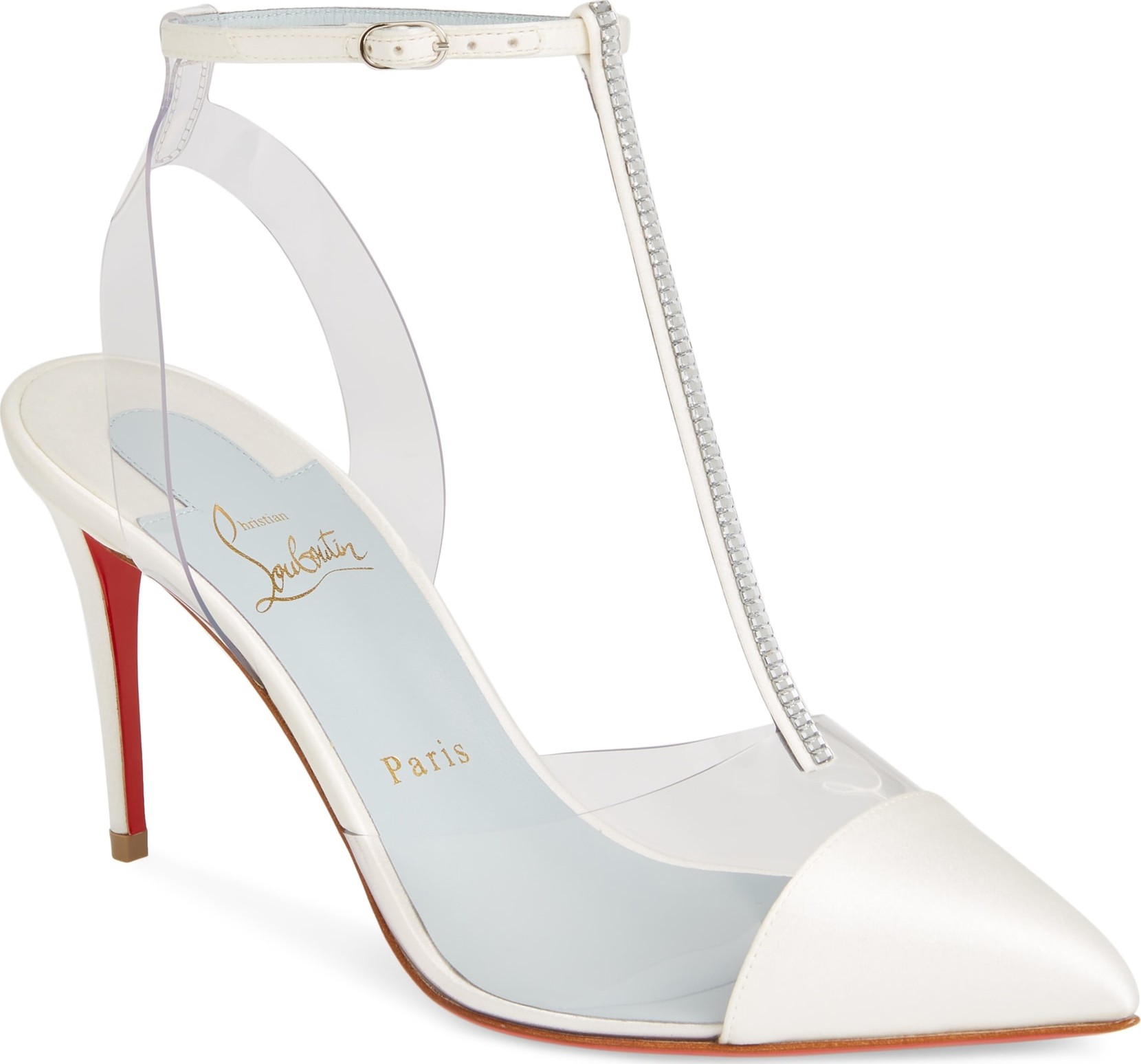 Christian Louboutin Nosy Jewel Clear Pump