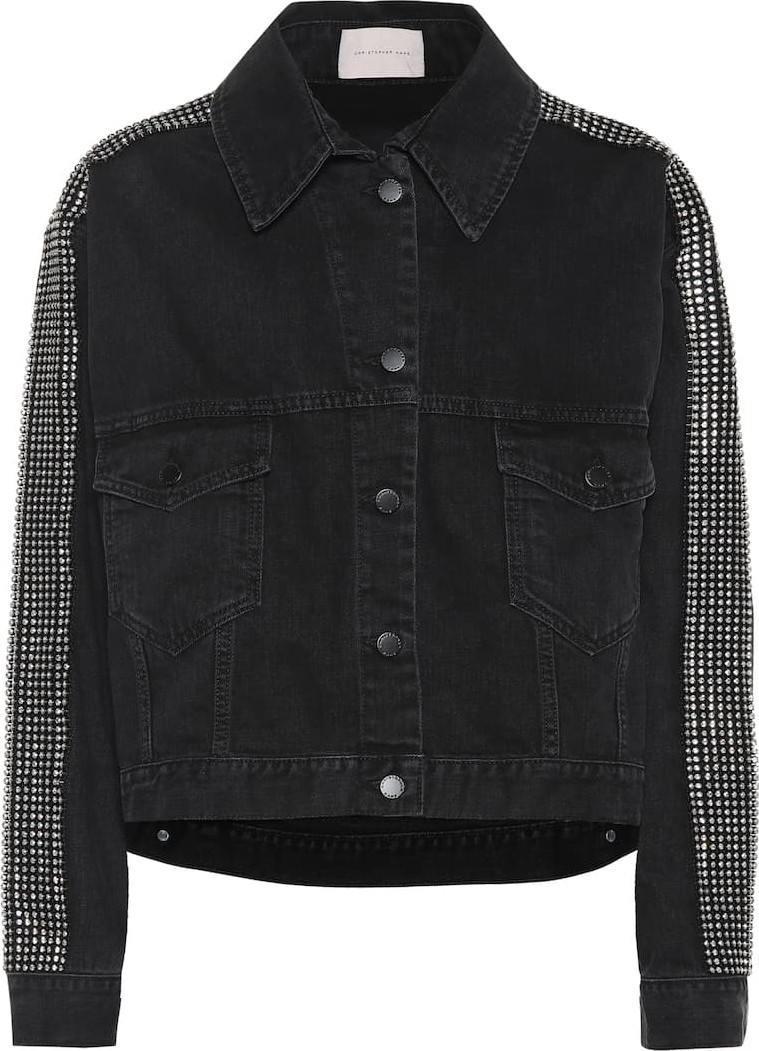Christopher Kane Embellished denim jacket