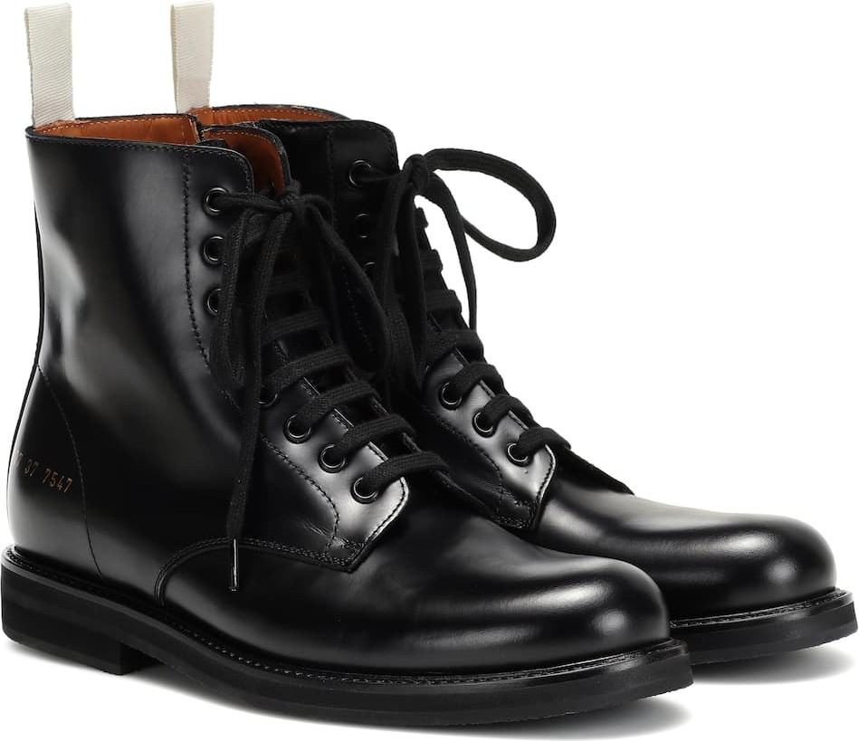 Common Projects Combat leather boots
