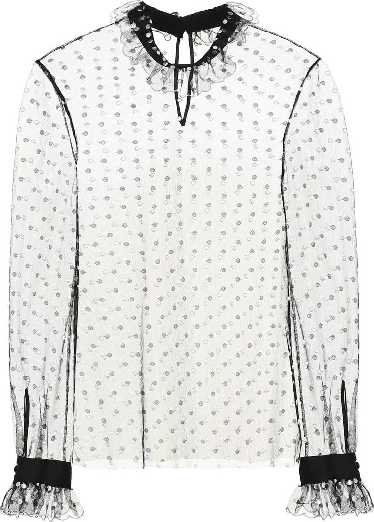 Philosophy Di Lorenzo Serafini Dotted mesh top