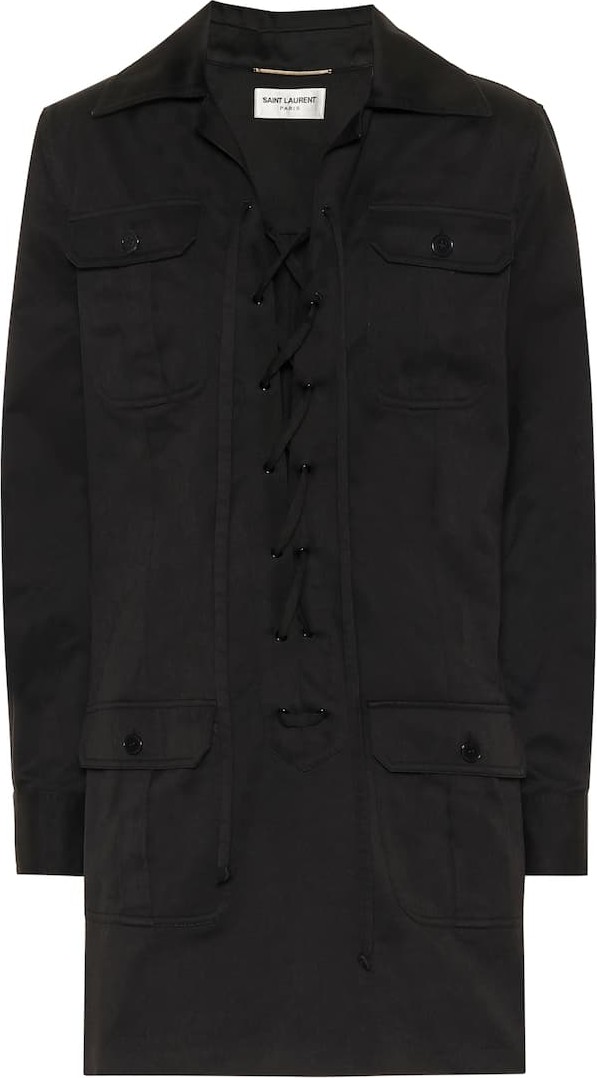 Saint Laurent Cotton minidress