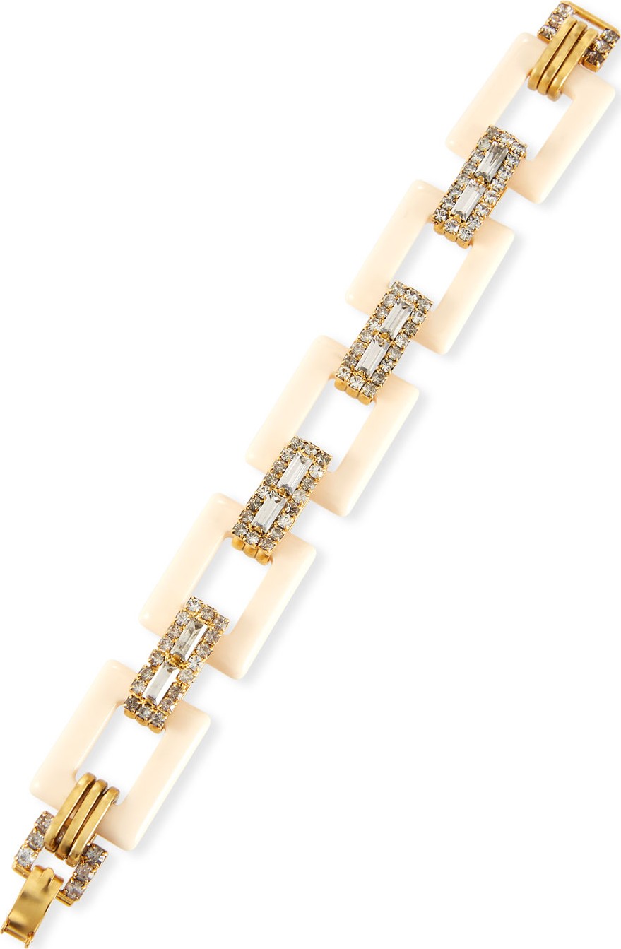 Elizabeth Cole Willow Mixed-Link Bracelet
