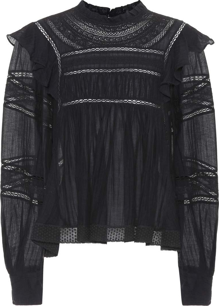 Isabel Marant Etoile Viviana cotton-blend top