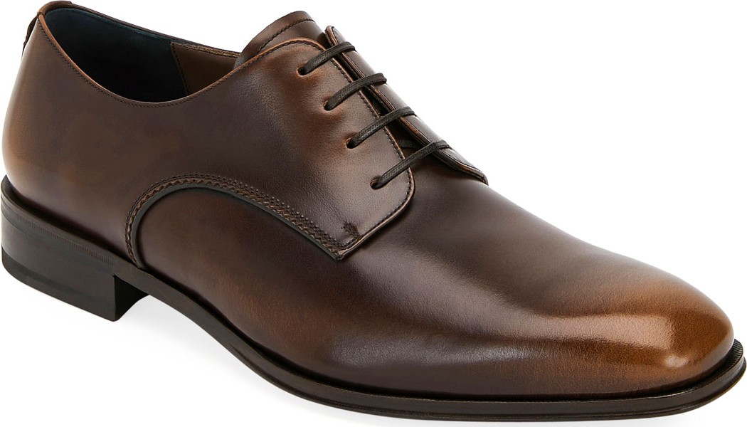 Salvatore Ferragamo Men's Daniel Lace-Up Shoes