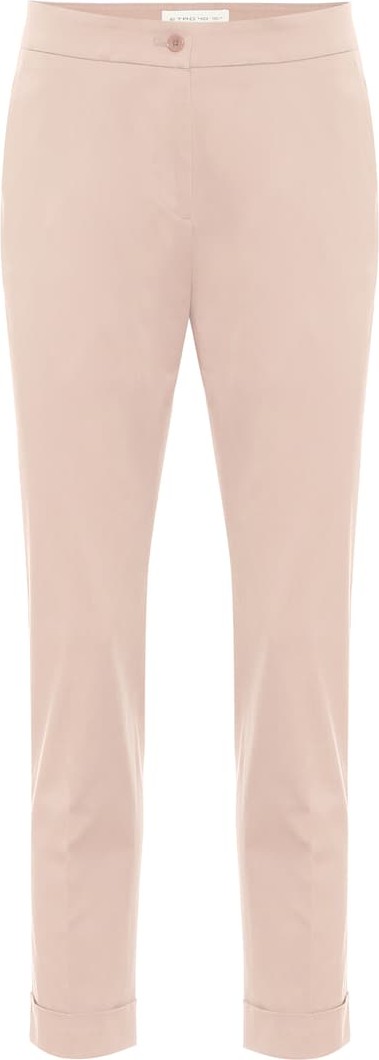 Etro Mid-rise stretch-cotton pants