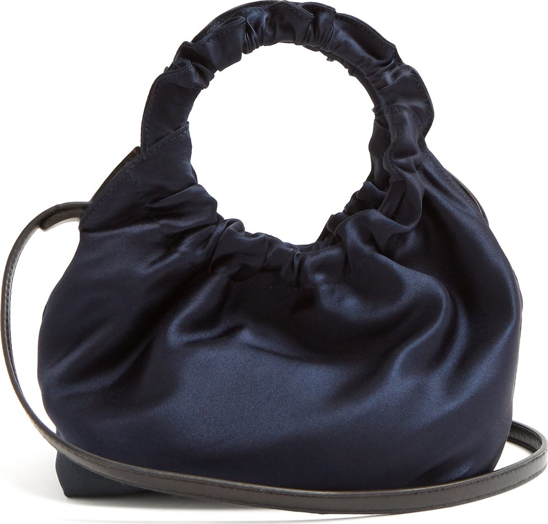 THE ROW Double Circle small satin bag