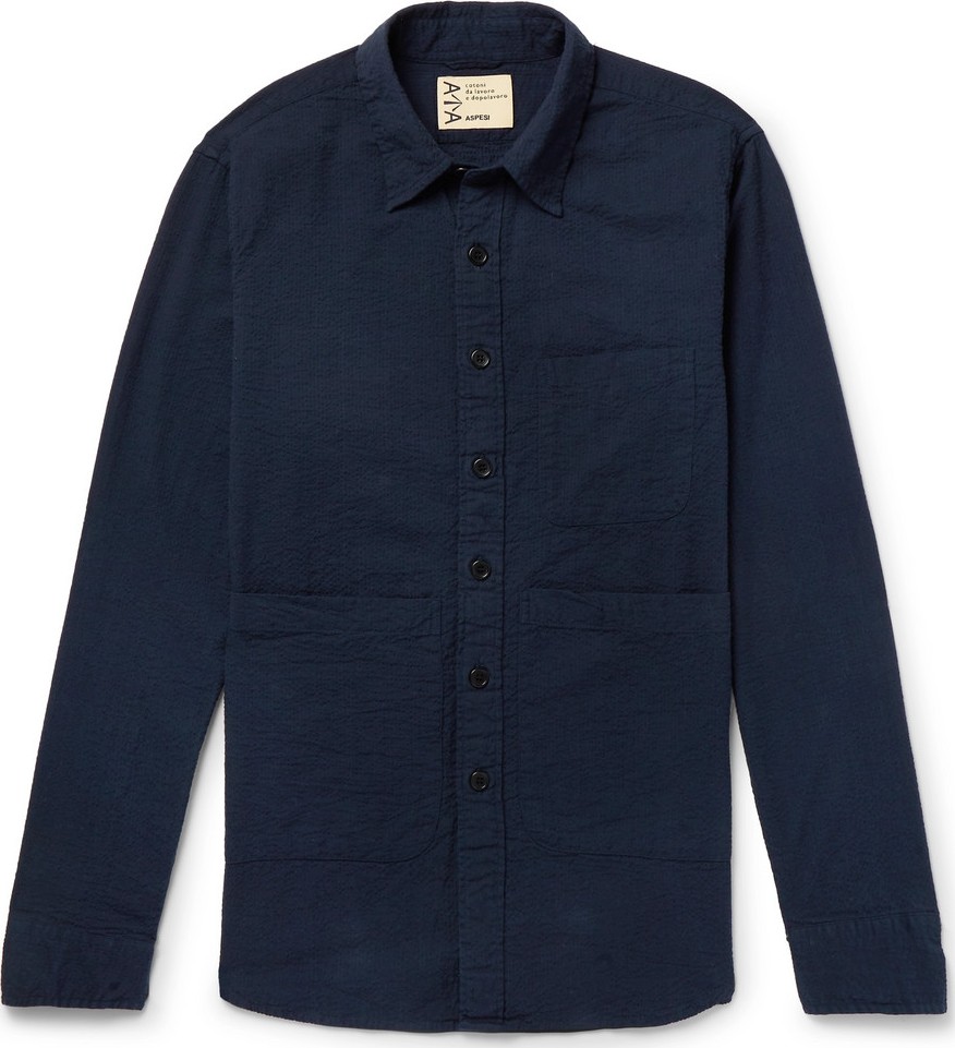 Aspesi Cotton-Seersucker Shirt