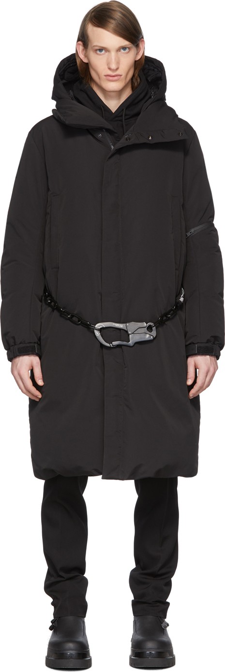 Moncler Genius 6 Moncler 1017 ALYX 9SM Black Down Paris Coat