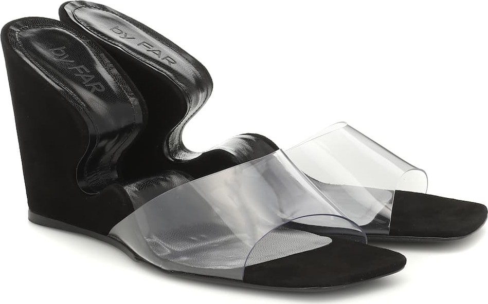 By Far Greta PVC and leather sandals